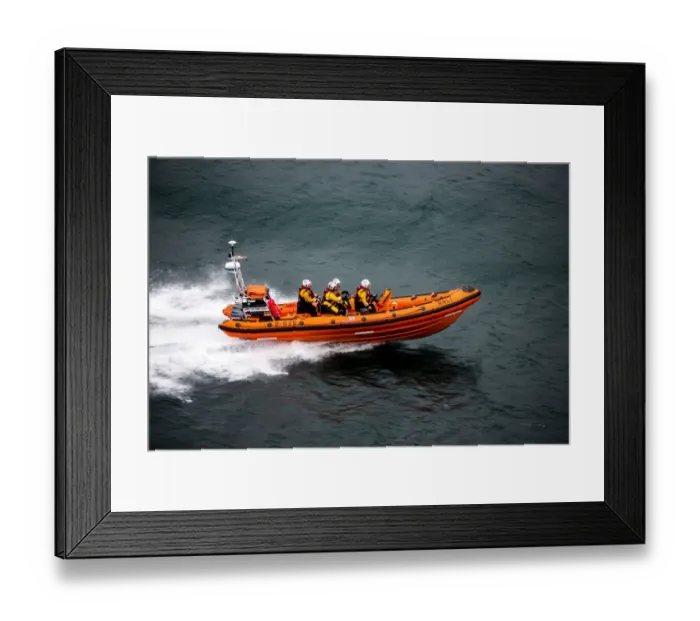 Framed Print : Kyle of Lochalsh Atlantic 85 inshore lifeboat Spirit of Fred Olsen B-856 Framed Print : Kyle of Lochalsh Atlantic 85 inshore lifeboat Spirit of Fred Olsen B-856