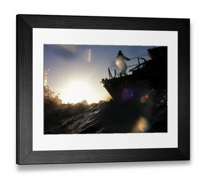 Framed Print : Appledore Tyne class lifeboat George Gibson