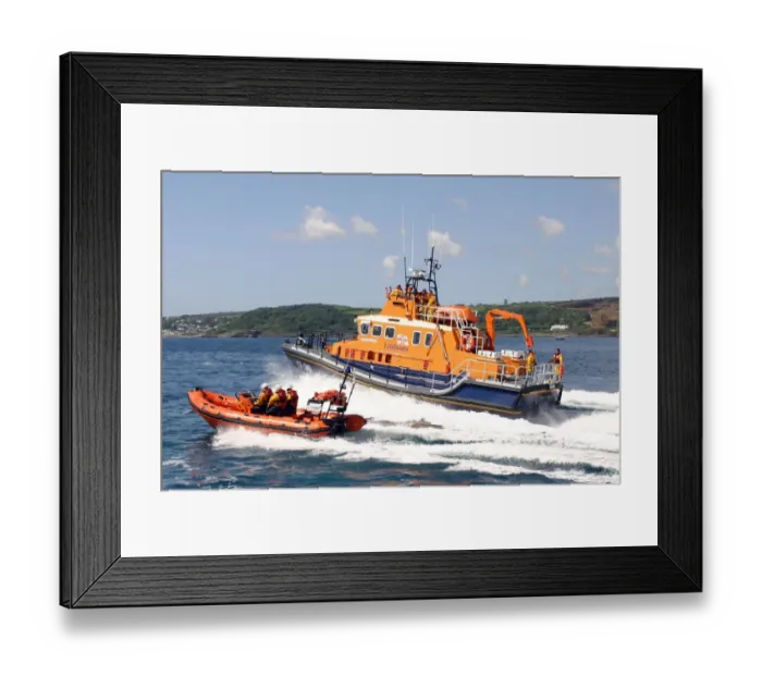 Framed Print : Penlee severn class lifeboat Ivan Ellen and Atlantic 75 Paul Ale Framed Print : Penlee severn class lifeboat Ivan Ellen and Atlantic 75 Paul Ale