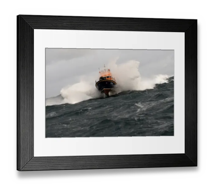 Framed Print : Barra Island Severn class lifeboat Edna Windsor Framed Print : Barra Island Severn class lifeboat Edna Windsor
