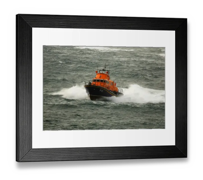 Framed Print : Barra Island Severn class lifeboat Edna Windsor Framed Print : Barra Island Severn class lifeboat Edna Windsor