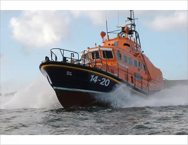 Wick Trent class lifeboat Roy Barker II at sea