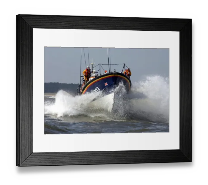 Framed Print : Wells Mersey class lifeboat Doris M Mann of Ampthill Framed Print : Wells Mersey class lifeboat Doris M Mann of Ampthill