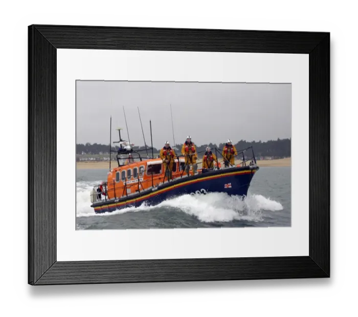 Framed Print : Wells Mersey class lifeboat Doris M Mann of Ampthill