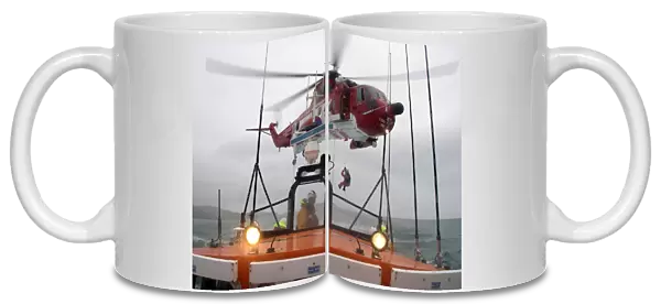 Baltimore tyne class lifeboat Hilda Jarett 47-024 with coastguar