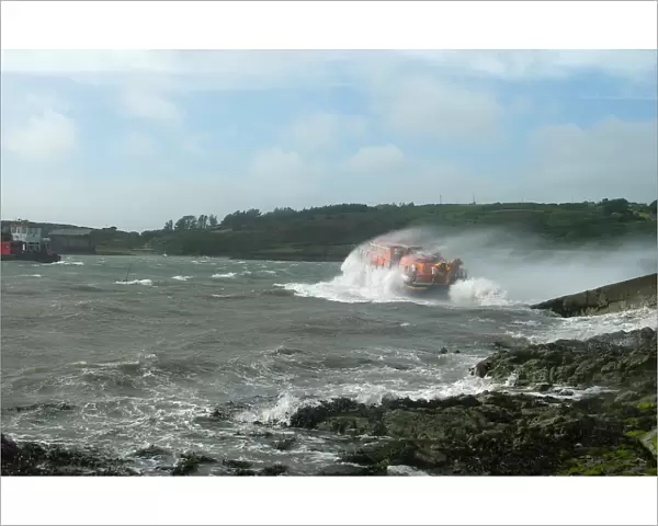 Baltimore Tyne class lifeboat Hilda Jarrett being launched