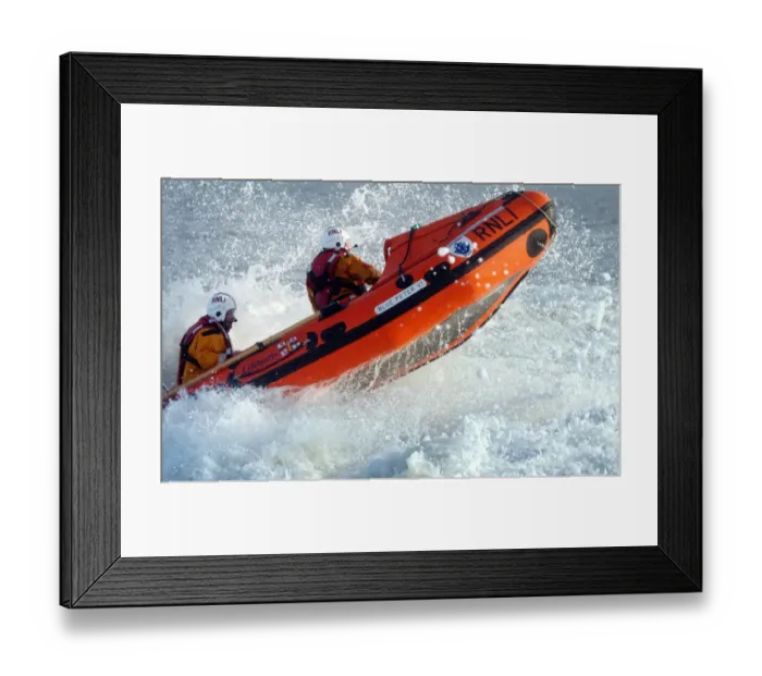 Framed Print : Cleethorpes D class lifeboat Blue Peter VI Framed Print : Cleethorpes D class lifeboat Blue Peter VI