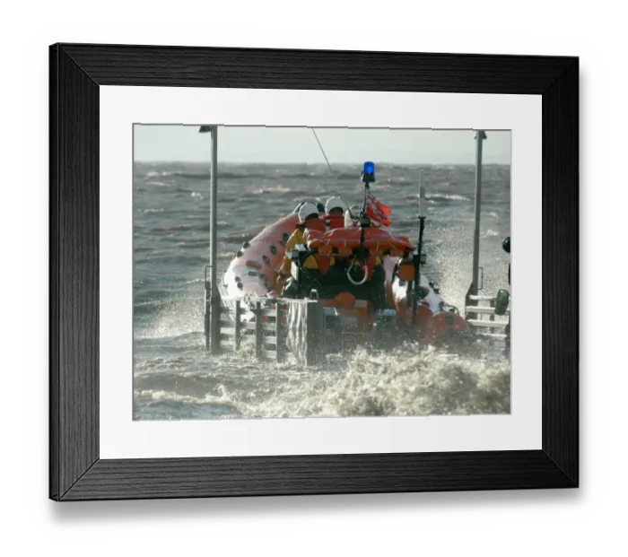 Framed Print : Burnham-on-Sea Atlantic 75 class lifeboat Staines Whitfield bein Framed Print : Burnham-on-Sea Atlantic 75 class lifeboat Staines Whitfield bein