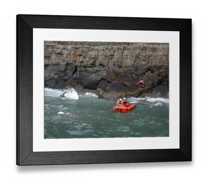 Framed Print : Swanage D-class lifeboat Framed Print : Swanage D-class lifeboat