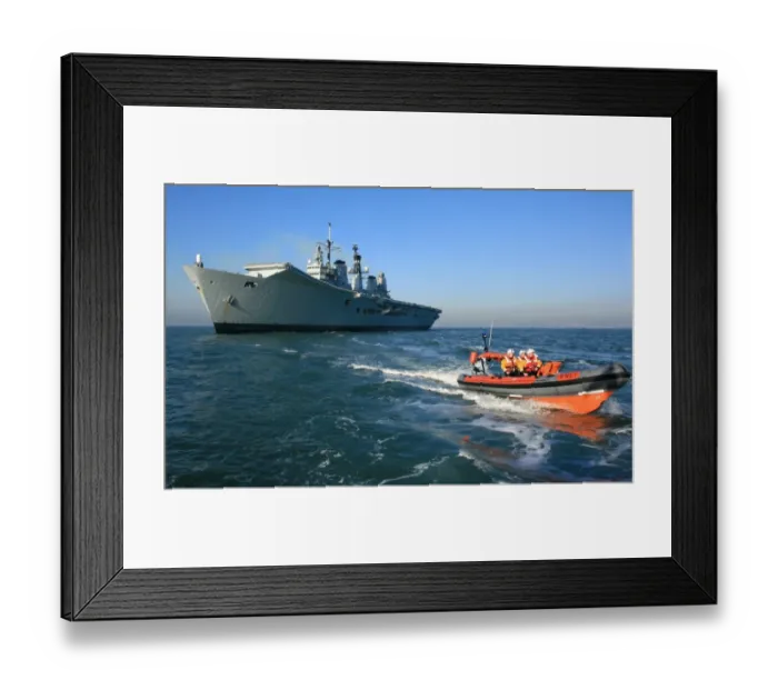 Framed Print : The Royal Navy flagship aircraft carrier HMS Ark Royal in Poole Framed Print : The Royal Navy flagship aircraft carrier HMS Ark Royal in Poole