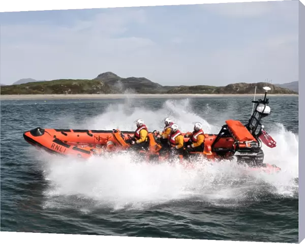 Criccieth Atlantic 85 inshore lifeboat Doris Joan