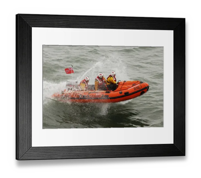 Framed Print : The naming ceremony of Southend on Sea D class inshore lifeboat Framed Print : The naming ceremony of Southend on Sea D class inshore lifeboat