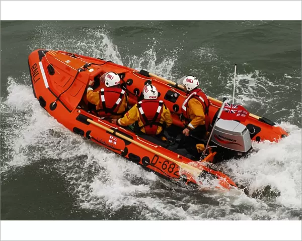 The naming ceremony of Southend on Sea D class inshore lifeboat