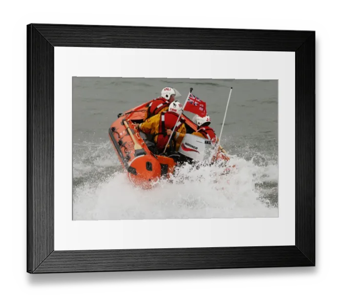 Framed Print : The naming ceremony of Southend on Sea D class inshore lifeboat Framed Print : The naming ceremony of Southend on Sea D class inshore lifeboat