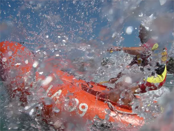Treyarnon arancia inshore rescue boat