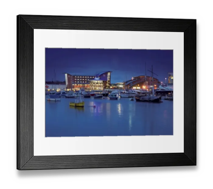 Framed Print : The Lifeboat College at night Framed Print : The Lifeboat College at night