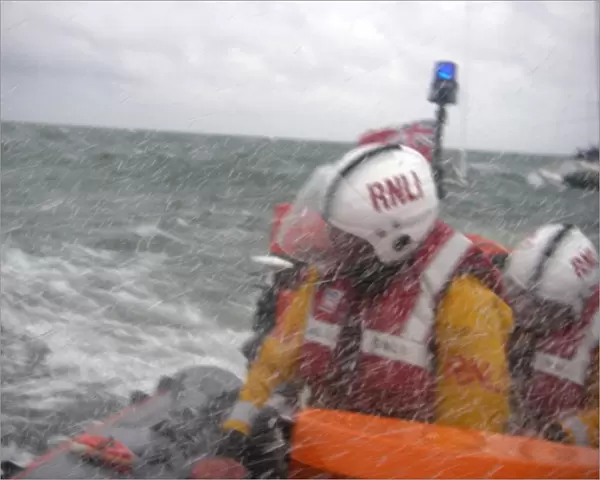 Portsmouth RNLI in bad weather
