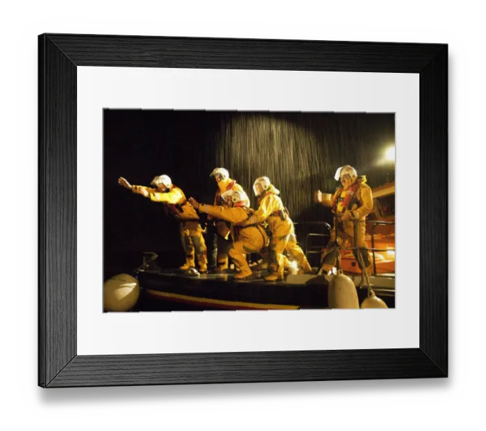 Framed Print : Reconstruction of the Torbay service to the vessel Ice Prince