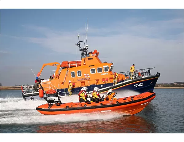 Relief severn class lifeboat The Will 17-02 and Harwich Atlantic