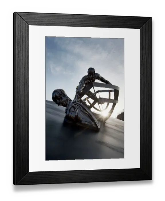 Framed Print : RNLI Memorial Sculpture Framed Print : RNLI Memorial Sculpture