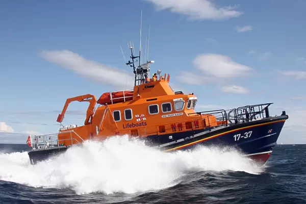 Buckie 17-37 Severn Class Lifeboat, William Blannin, viewed fro