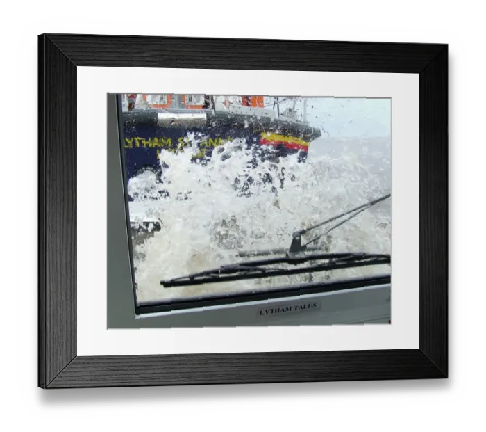 Framed Print : Launch of Lytham St Annes all-weather lifeboat Framed Print : Launch of Lytham St Annes all-weather lifeboat