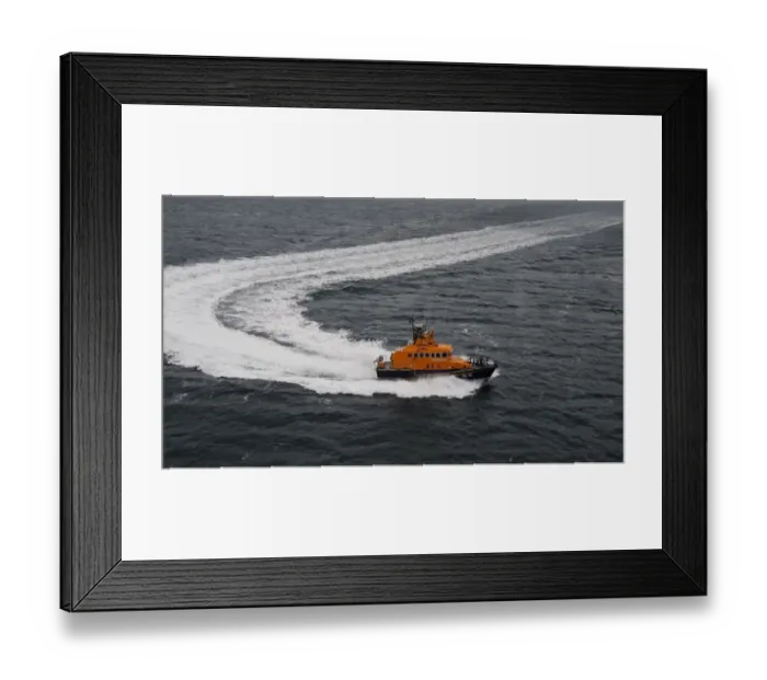 Framed Print : Portree trent class lifeboat Stanley Watson Barker 2 Framed Print : Portree trent class lifeboat Stanley Watson Barker 2
