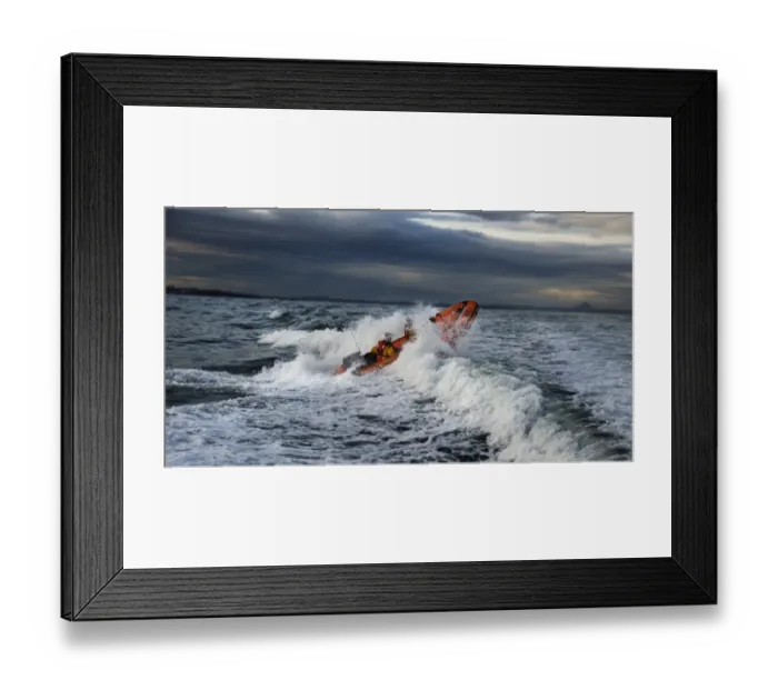 Framed Print : Dunbar D-class inshore lifeboat Jimmy Miff 1 Framed Print : Dunbar D-class inshore lifeboat Jimmy Miff 1