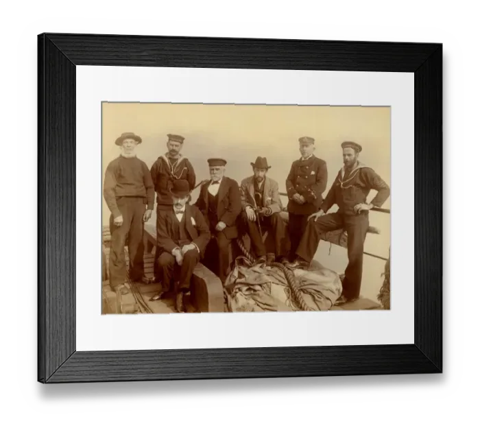 Framed Print : Margate Lifeboat Crew c. 1901 Framed Print : Margate Lifeboat Crew c. 1901