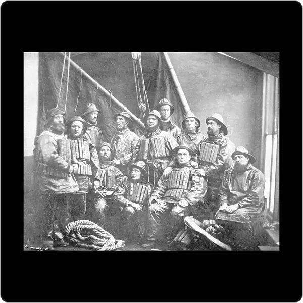 Ramsgate crew 1881 taken following the rescue of Indian Chief