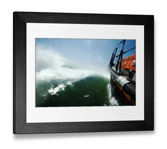 Framed Print : Artistic shot of Dungeness mersey class lifboat Pride and Spirit Framed Print : Artistic shot of Dungeness mersey class lifboat Pride and Spirit