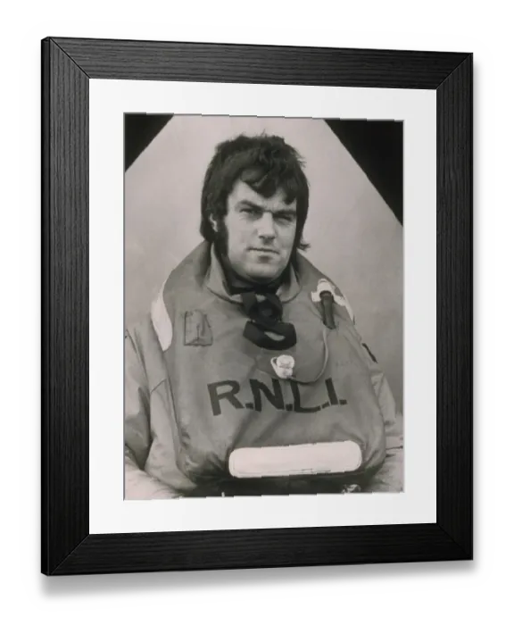 Framed Print : Penlee Coxswain Ken Thomas Framed Print : Penlee Coxswain Ken Thomas