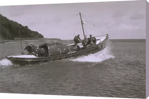 Minehead lifeboat Liverpool Motor class ON 882 B. H. M. H. tra
