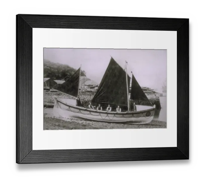 Framed Print : Teignmouth lifeboat Self Righter class ON 363 Alfred Staniforth Framed Print : Teignmouth lifeboat Self Righter class ON 363 Alfred Staniforth