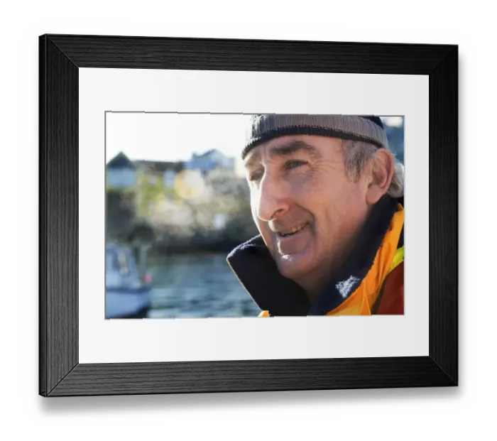 Framed Print : Ballycotton crew member Redmond Walsh Framed Print : Ballycotton crew member Redmond Walsh
