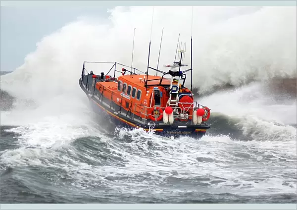Seahouses mersey class lifeboat Grace Darling 12-16. Lifeboat