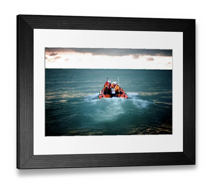 Framed Print : Hastings D-class inshore lifeboat Daphne May Framed Print : Hastings D-class inshore lifeboat Daphne May