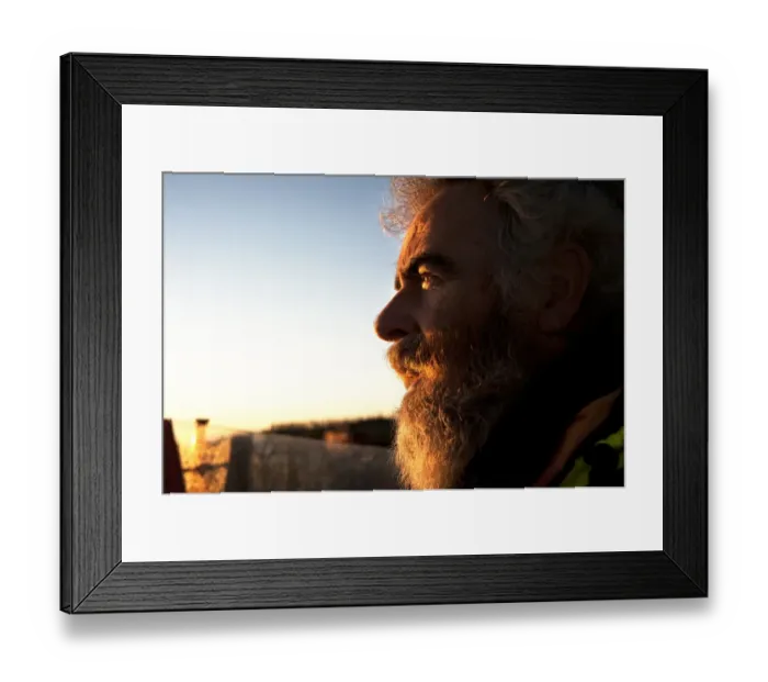 Framed Print : Arklow coxswain Ned Dillon stood at the helm of the lifeboat Framed Print : Arklow coxswain Ned Dillon stood at the helm of the lifeboat