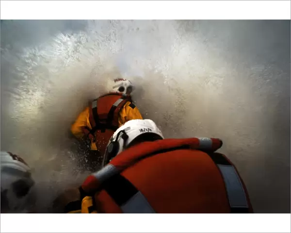 Porthcawl Atlantic 85 inshore lifeboat Rose of the Shires