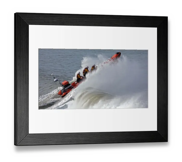 Framed Print : Cardigan Atlantic 85 inshore lifeboat Albatross B-871 Framed Print : Cardigan Atlantic 85 inshore lifeboat Albatross B-871