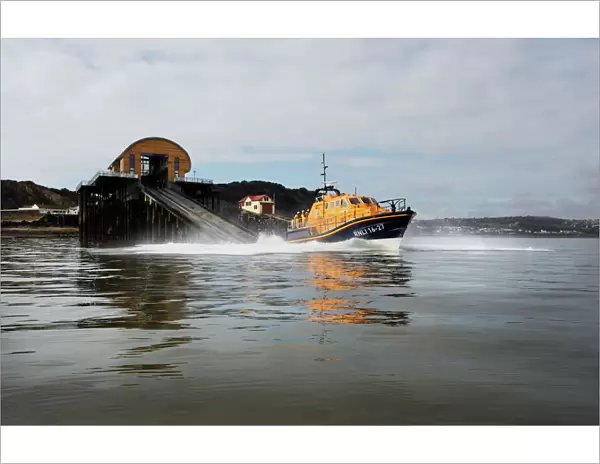 The Mumbles Tamar class lifeboat Roy Barker IV 16-27