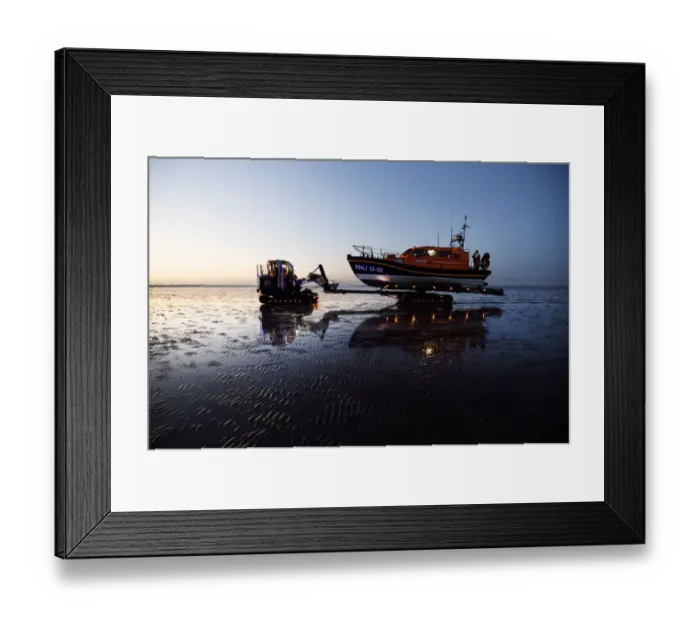 Framed Print : Launch and recovery exercise of the Dungeness Shannon class lifeboat The Morrell 13-02 Framed Print : Launch and recovery exercise of the Dungeness Shannon class lifeboat The Morrell 13-02