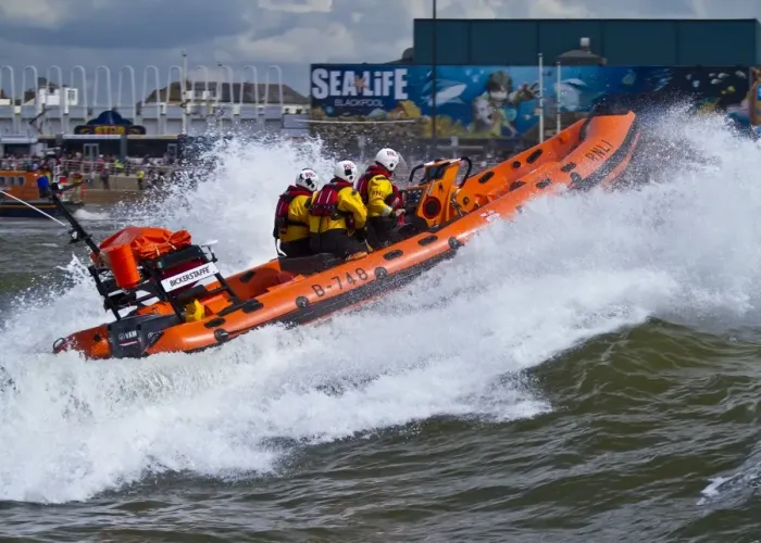 Framed Print : Blackpool Atlantic 75 inshore lifeboat Bickerstaffe heading through a breaking wave. Taken from Fleetwood lifeboat. Shortlisted finallist for Photographer of the Year 2012 Framed Print : Blackpool Atlantic 75 inshore lifeboat Bickerstaffe heading through a breaking wave. Taken from Fleetwood lifeboat. Shortlisted finallist for Photographer of the Year 2012