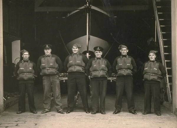 Crew of the St Ives lifeboat - 1937
