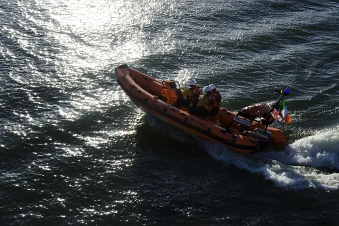 Framed Print : Kinsale Atlantic 75 inshore lifeboat Miss Sally Anne (Baggy) 1 Framed Print : Kinsale Atlantic 75 inshore lifeboat Miss Sally Anne (Baggy) 1
