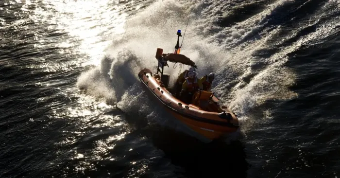 Framed Print : Kinsale Atlantic 75 inshore lifeboat Miss Sally Anne (Baggy) 3 Framed Print : Kinsale Atlantic 75 inshore lifeboat Miss Sally Anne (Baggy) 3
