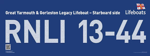Legacy Lifeboat Great Yarmouth and Gorleston Starboard side full decal