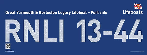 Legacy Lifeboat Great Yarmouth and Gorleston Port side full decal