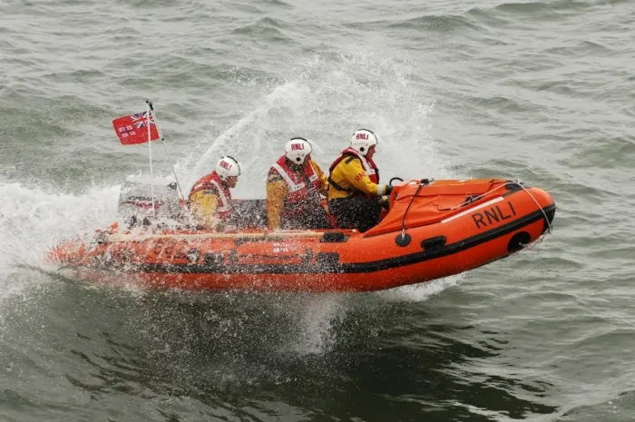 Framed Print : The naming ceremony of Southend on Sea D class inshore lifeboat Framed Print : The naming ceremony of Southend on Sea D class inshore lifeboat