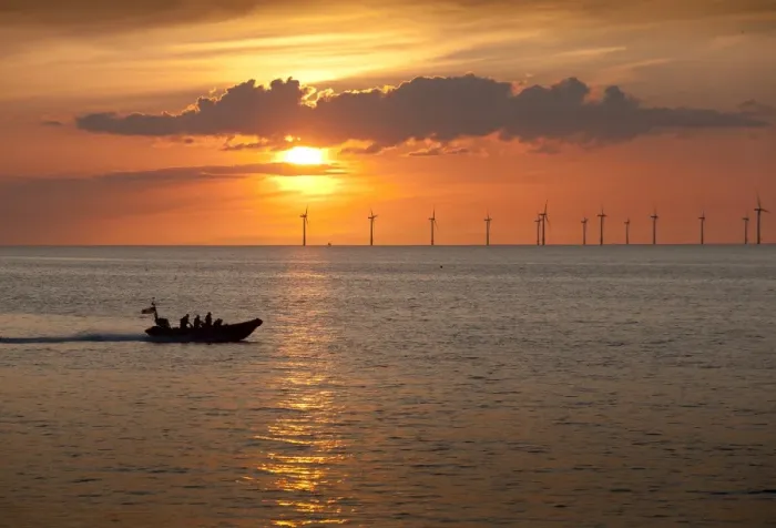 Framed Print : New Brighton Atlantic 85 inshore lifeboat B-837 Charles Dibdin on way to a rescue in Crosby on the other side of the River Mersey at sunset. The windfarm in the background is in Liverpool Bay. Shortlisted finallist for Photographer of the Year 2012 Framed Print : New Brighton Atlantic 85 inshore lifeboat B-837 Charles Dibdin on way to a rescue in Crosby on the other side of the River Mersey at sunset. The windfarm in the background is in Liverpool Bay. Shortlisted finallist for Photographer of the Year 2012
